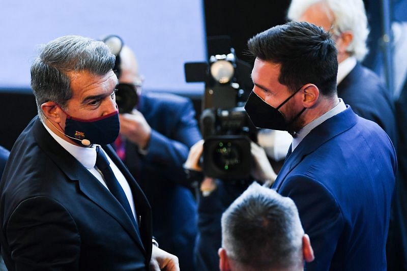 Messi and Laporta have a busy summer. (Photo by David Ramos/Getty Images)